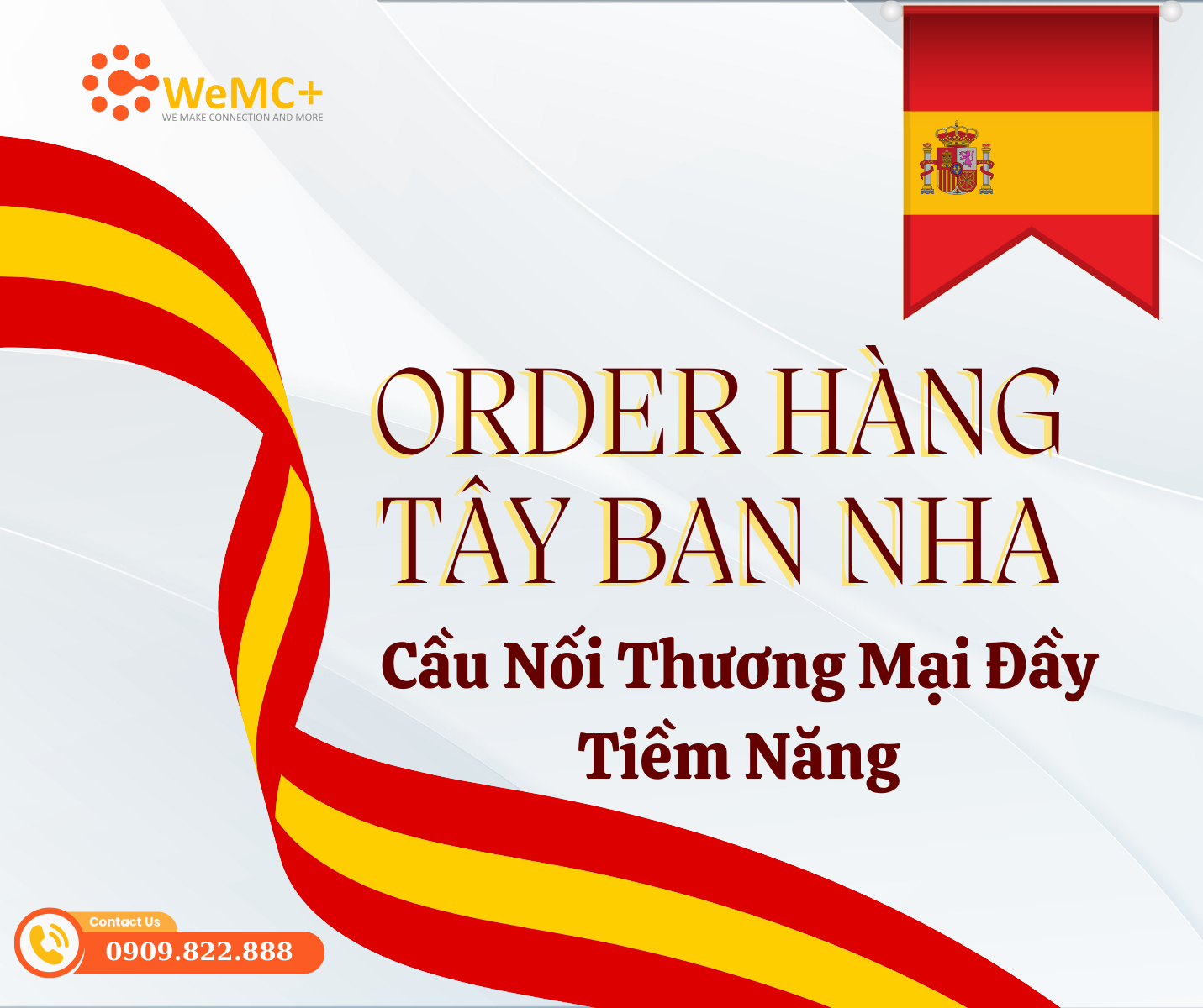 WeMC Order Ship tự hào là đơn vị tiên phong trong việc cung cấp dịch vụ Order và vận chuyển hàng hóa từ Tây Ban Nha về Việt Nam.