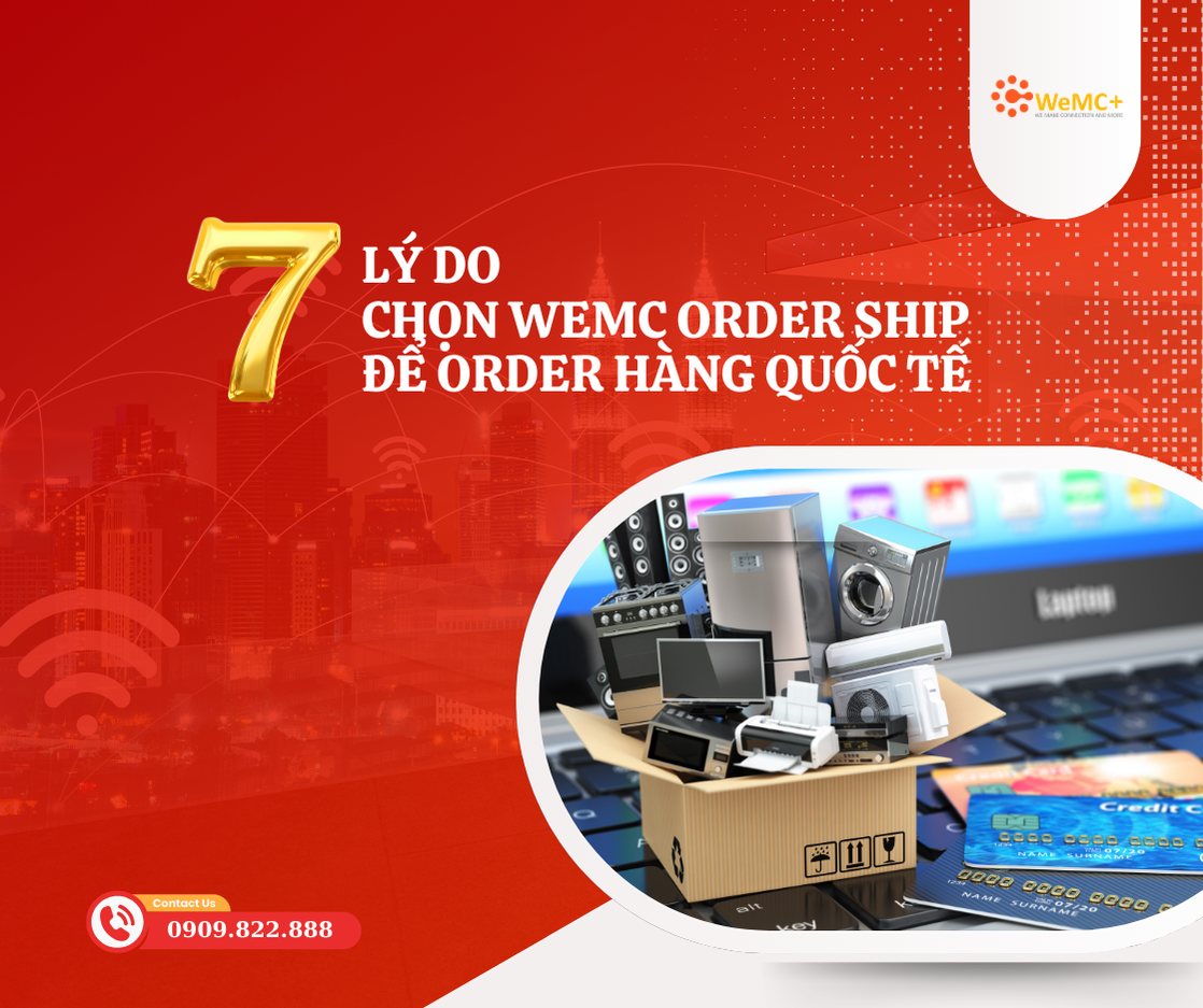 WeMC Order Ship– Giải pháp tối ưu cho mọi nhu cầu order hàng quốc tế của bạn!