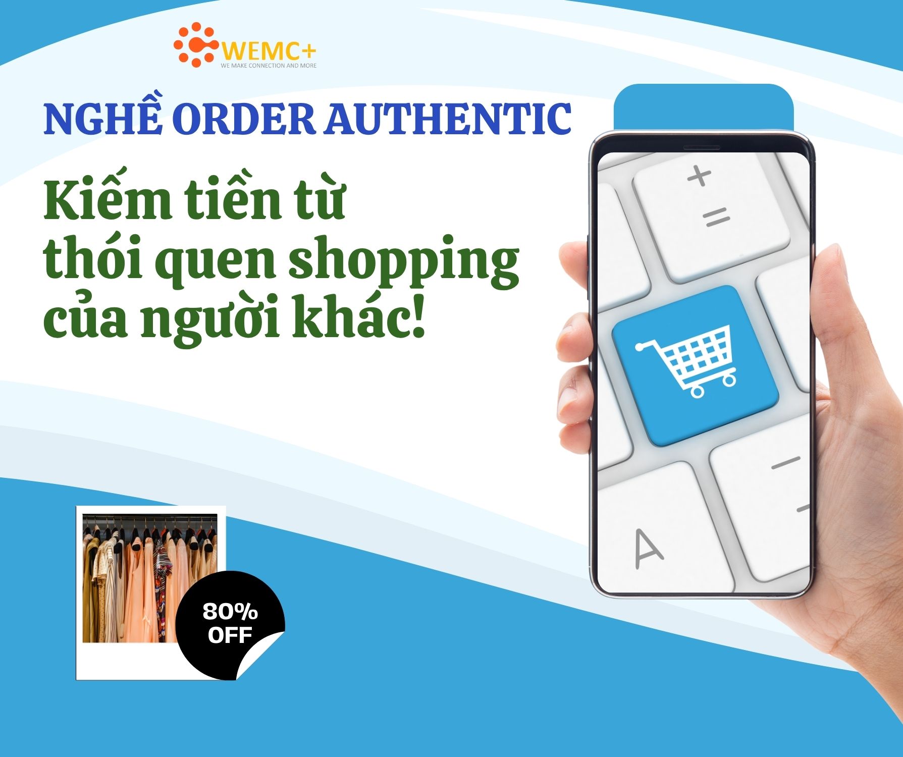 Nghề Order Authentic đang trở thành xu hướng kiếm tiền hấp dẫn, đặc biệt với những ai đam mê hàng hiệu, biết bắt trend nhưng không muốn ôm hàng hay đầu tư vốn lớn. Điều thú vị là: bạn không cần nghiện shopping, chỉ cần hiểu thói quen mua sắm của người khác – bạn hoàn toàn có thể kiếm tiền bền vững từ chính đam mê tiêu dùng của họ.